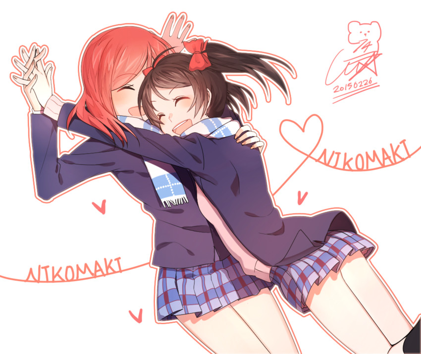 nishikino maki and yazawa nico (love live! and 1 more) drawn by 14_(vision5032)
