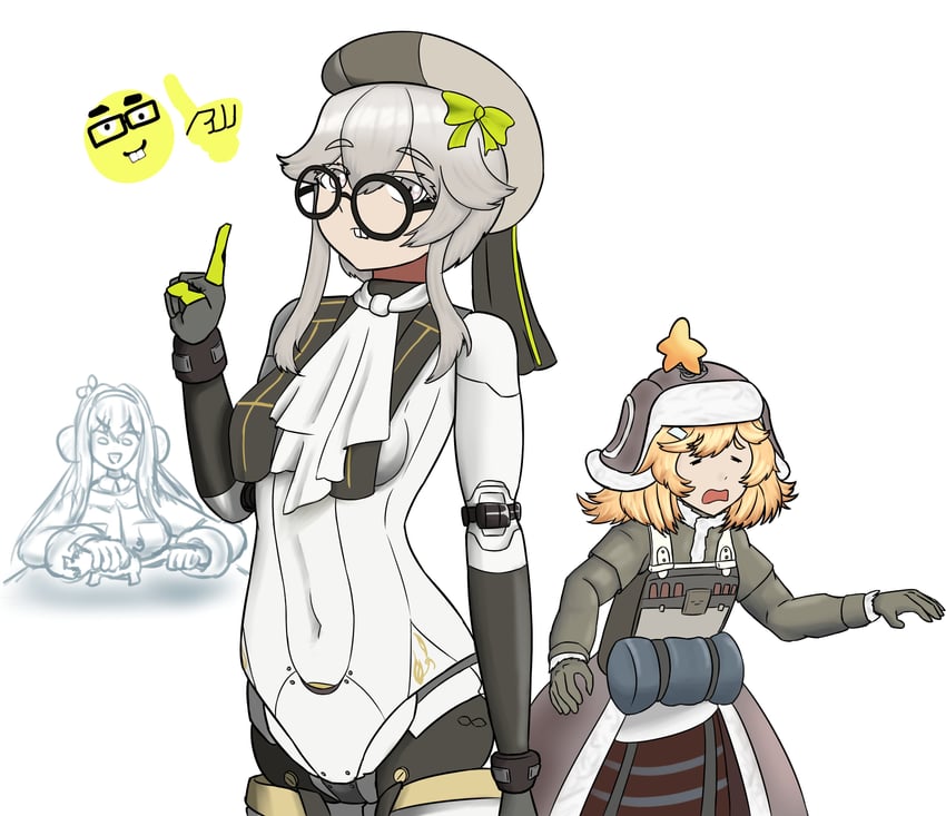 suomi, ksvk, dushevnaya, wkp, and littara (girls' frontline and 1 more) drawn by catahuct