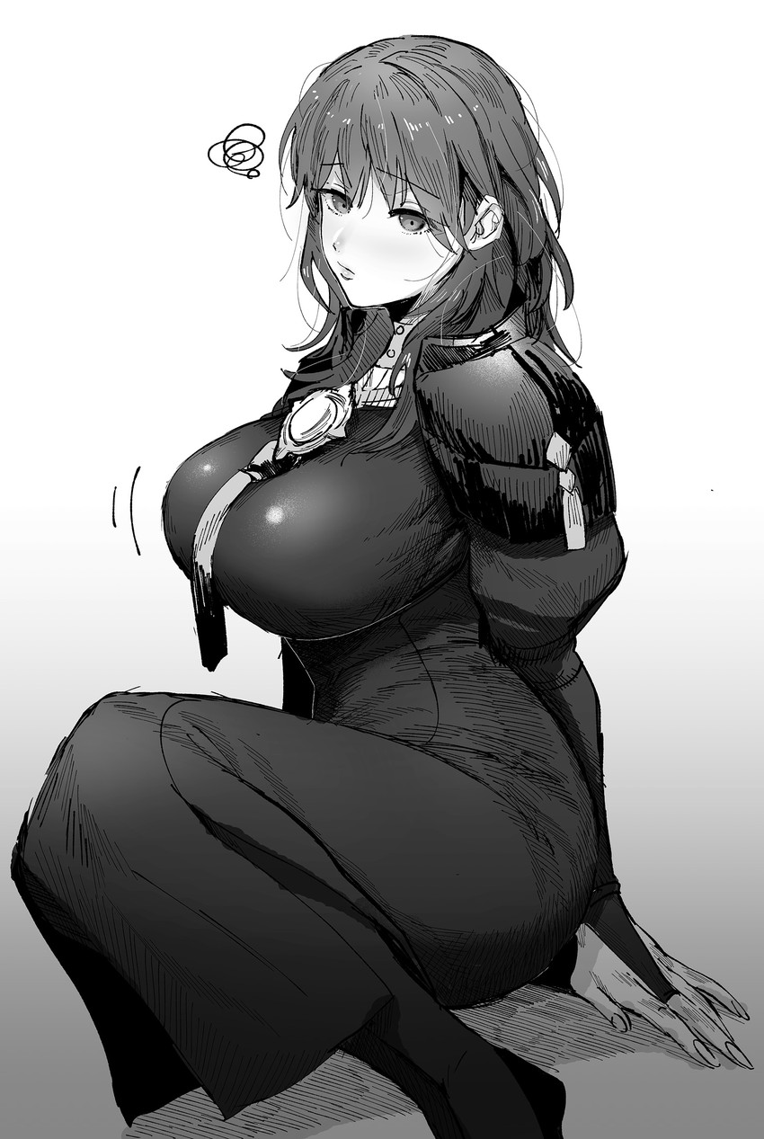 female byleth (fire emblem and 1 more) drawn by nemu_(nora)