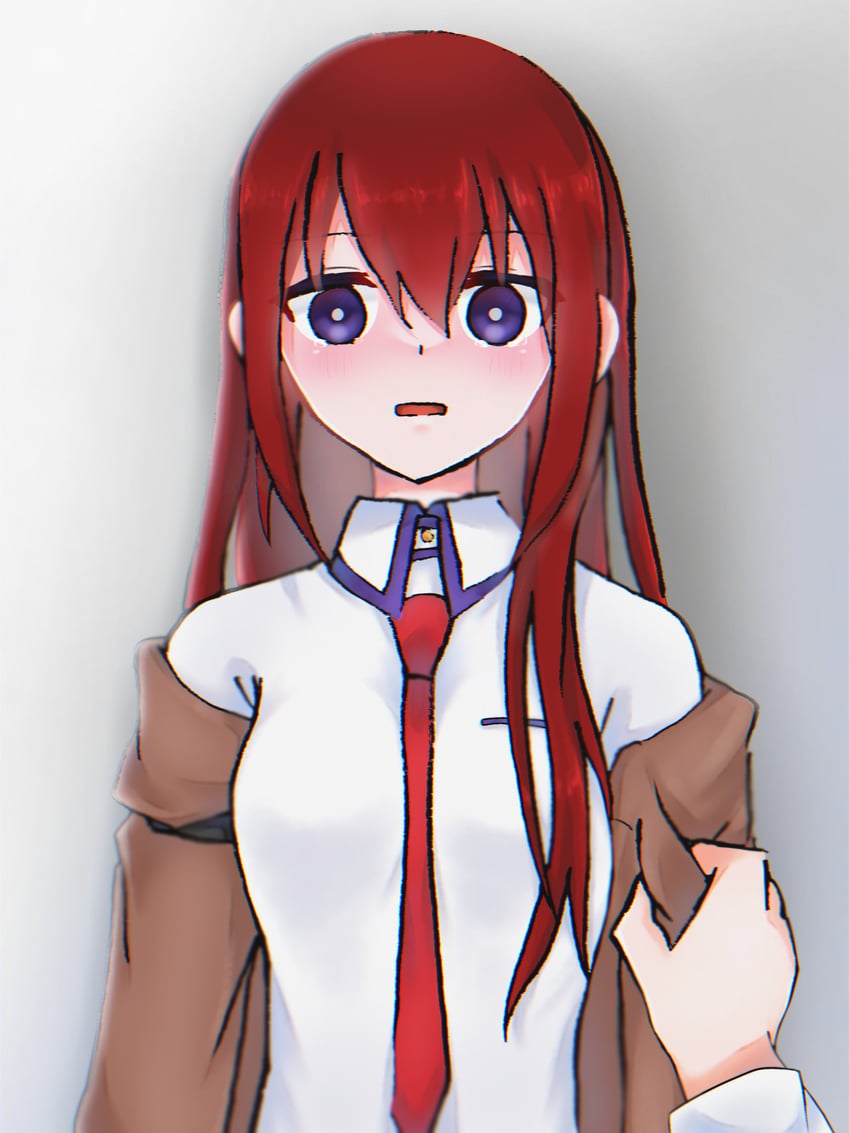 makise kurisu (science adventure and 1 more) drawn by kanzaki_nyo