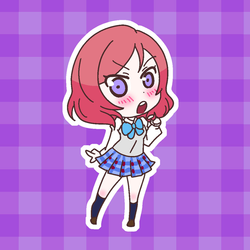 nishikino maki (love live! and 1 more) drawn by karaagetarou