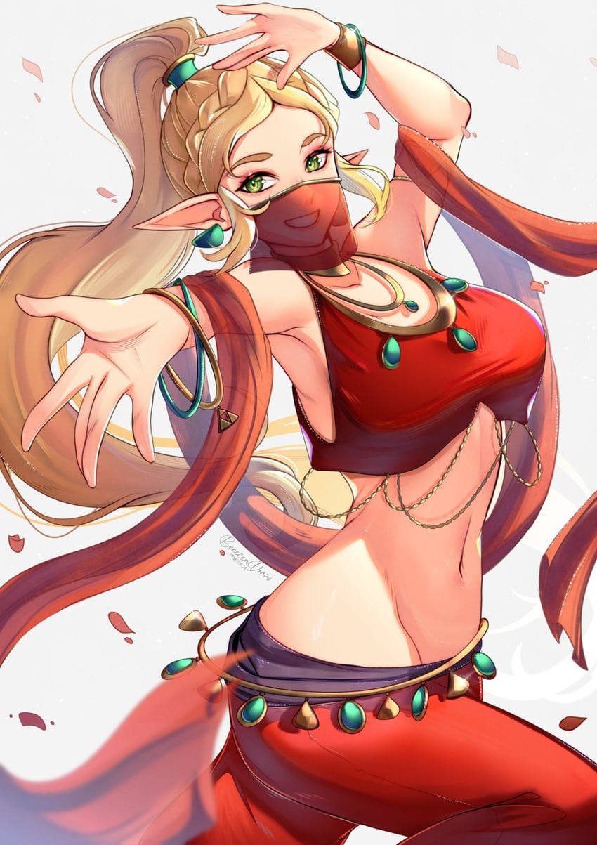 princess zelda (the legend of zelda and 2 more) drawn by beneceadraws