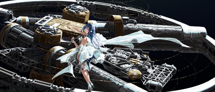 astesia (arknights and 1 more) drawn by immeasurable
