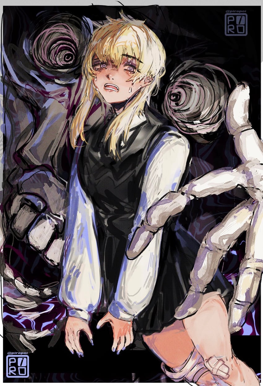 famine devil and death devil (chainsaw man) drawn by piro_(piropoi)
