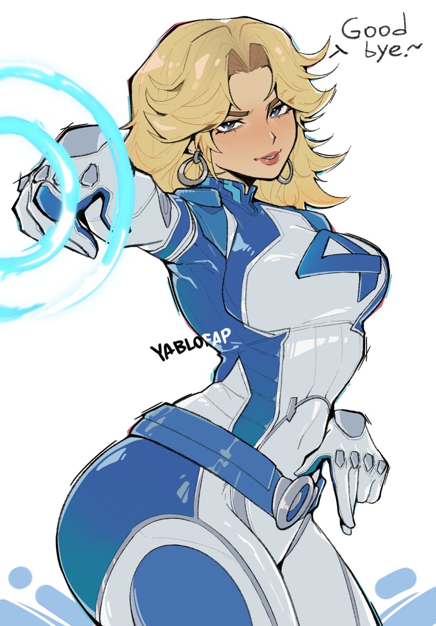 sue storm (marvel and 2 more) drawn by alohapz