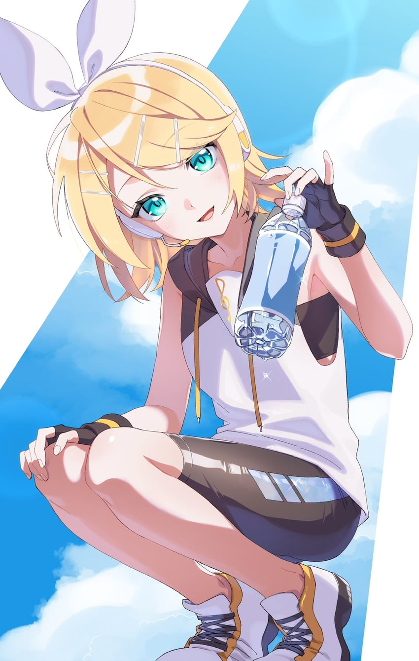 kagamine rin (vocaloid and 2 more) drawn by mottari_(mottariquestion)