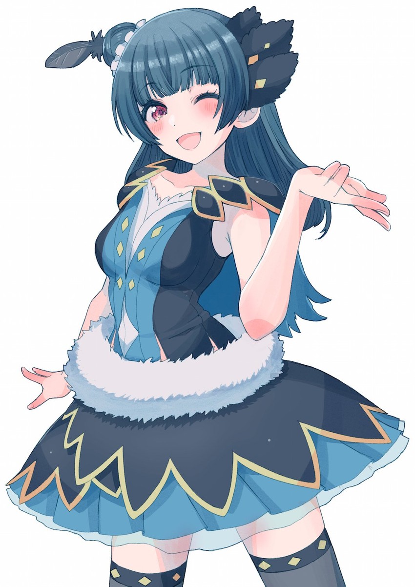 tsushima yoshiko (love live! and 1 more) drawn by cream_(nipakupa)