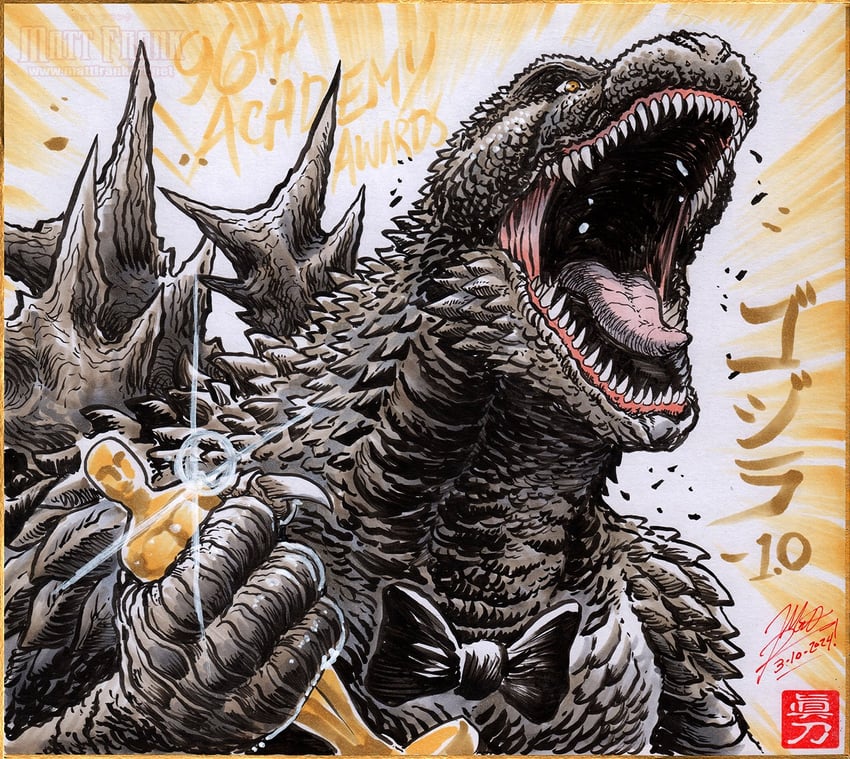 godzilla (godzilla and 2 more) drawn by matt_frank