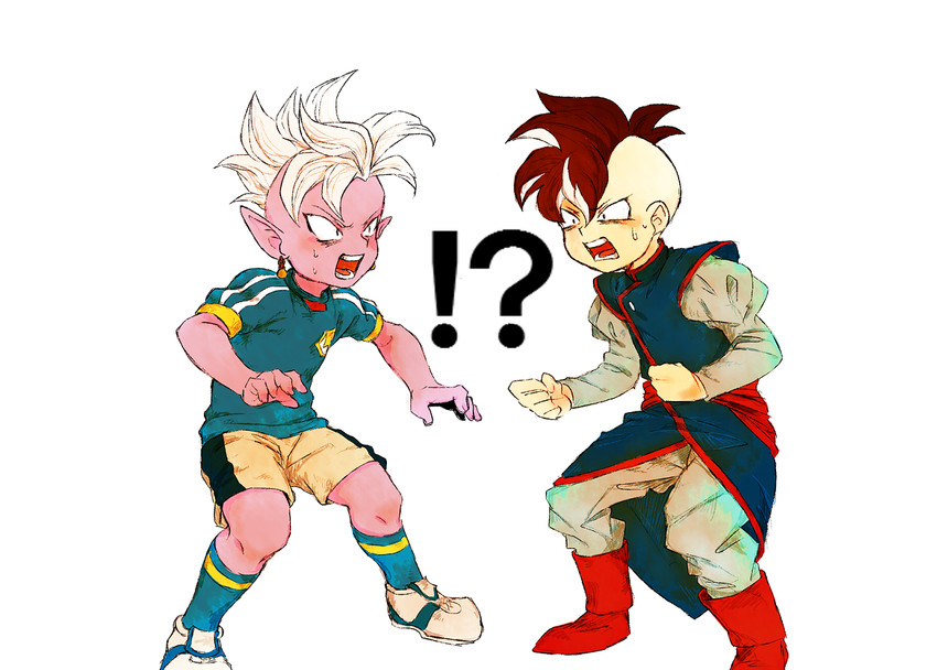 fudou akio and shin (dragon ball and 2 more) drawn by ieiieiiei