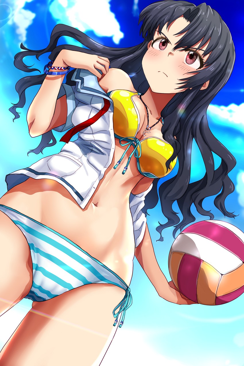 takayama sayoko (idolmaster and 2 more) drawn by run_p_(aveton)