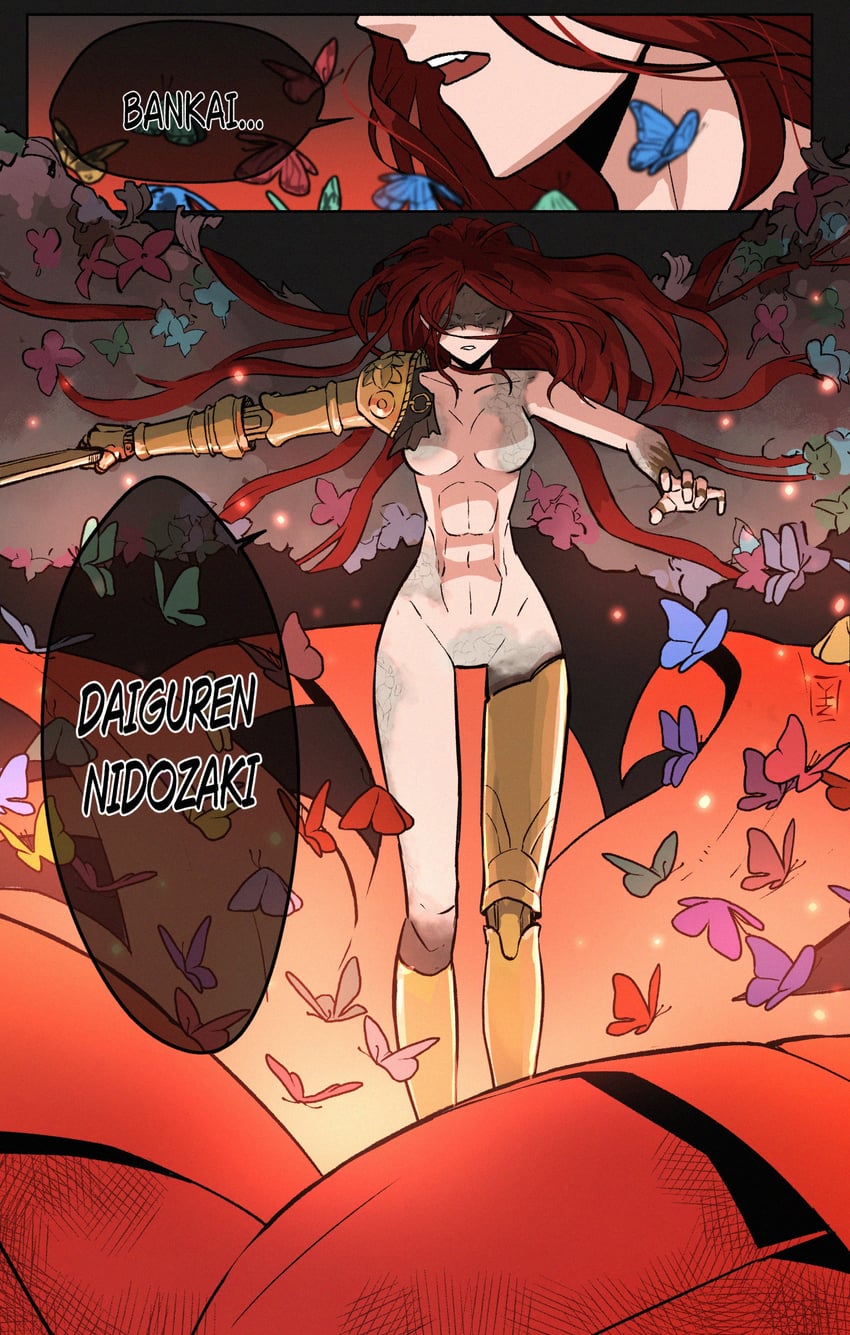 malenia blade of miquella and malenia goddess of rot (bleach and 1 more) drawn by yakutzan