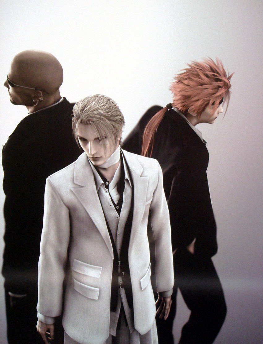 reno, rufus shinra, and rude (final fantasy and 2 more) drawn by naora_yusuke