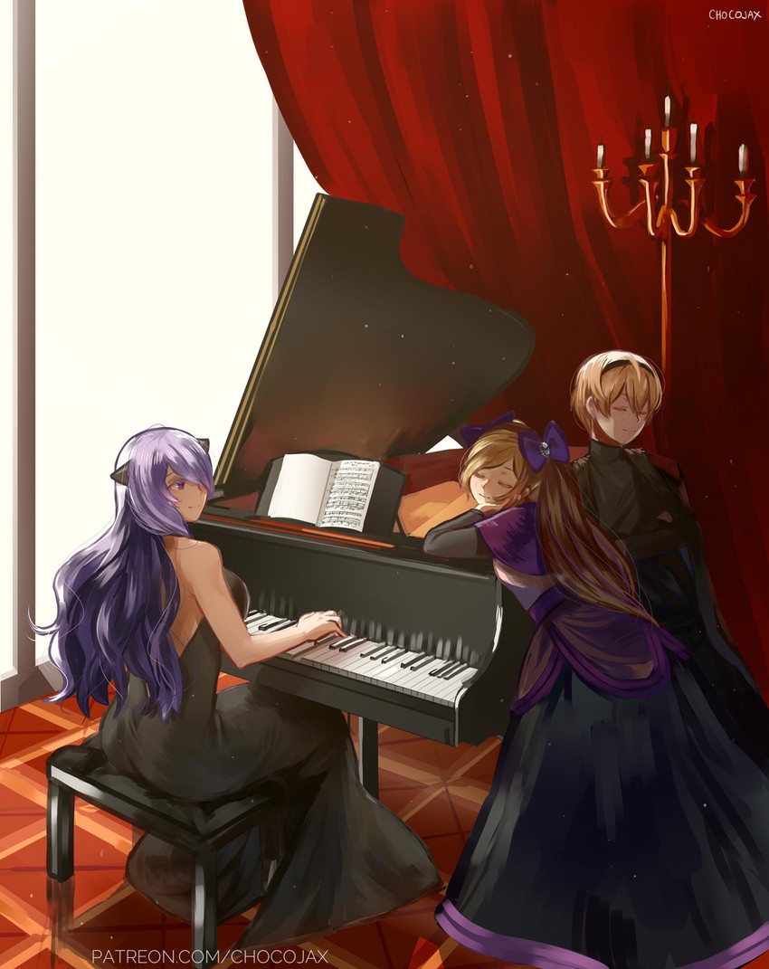 camilla, elise, and leo (fire emblem and 1 more) drawn by chocojax