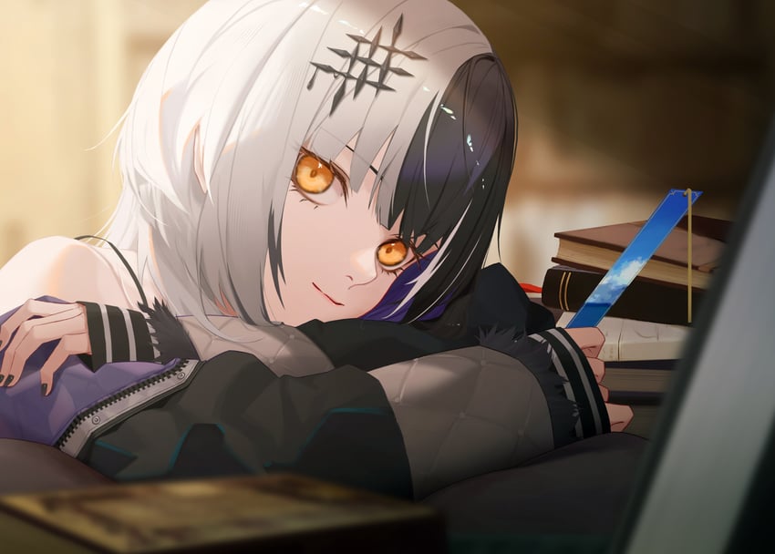 shiori novella (hololive and 1 more) drawn by reirz