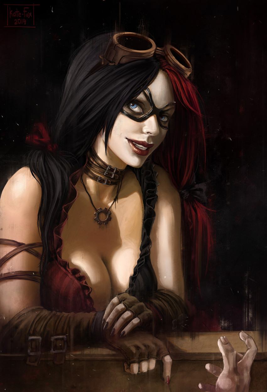 harley quinn (dc comics and 3 more) drawn by kate-fox