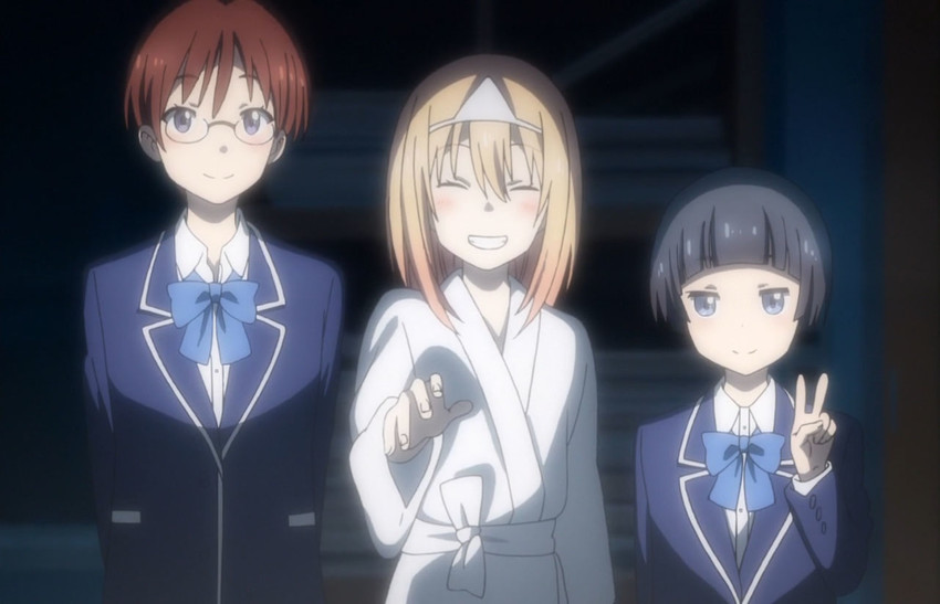 ayase kaori, honda sayaka, and kunikawa ryouko (kono bijutsubu niwa mondai ga aru!)