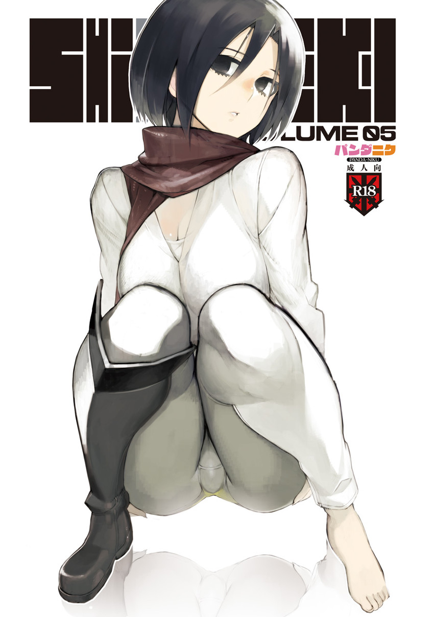 mikasa ackerman (shingeki no kyojin) drawn by namaniku_atk