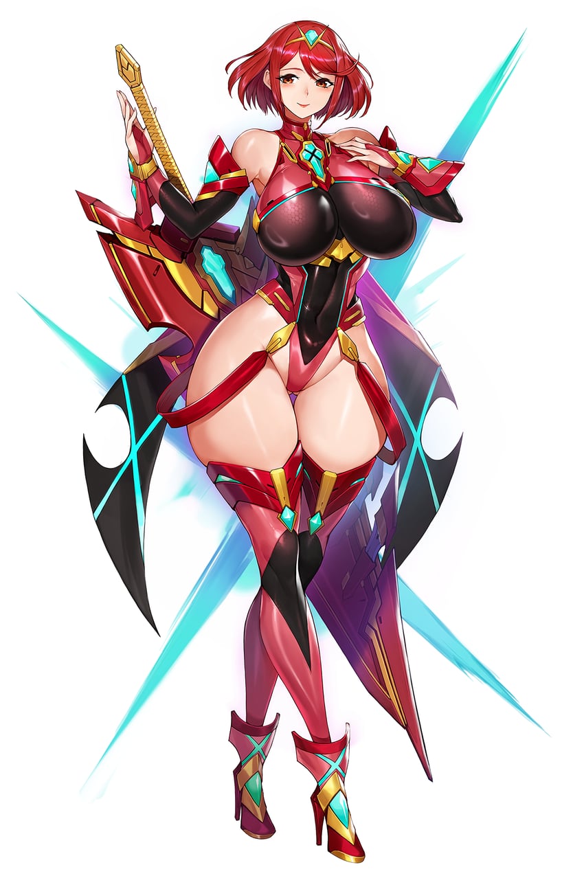 pyra (xenoblade chronicles and 1 more) drawn by gurimjang