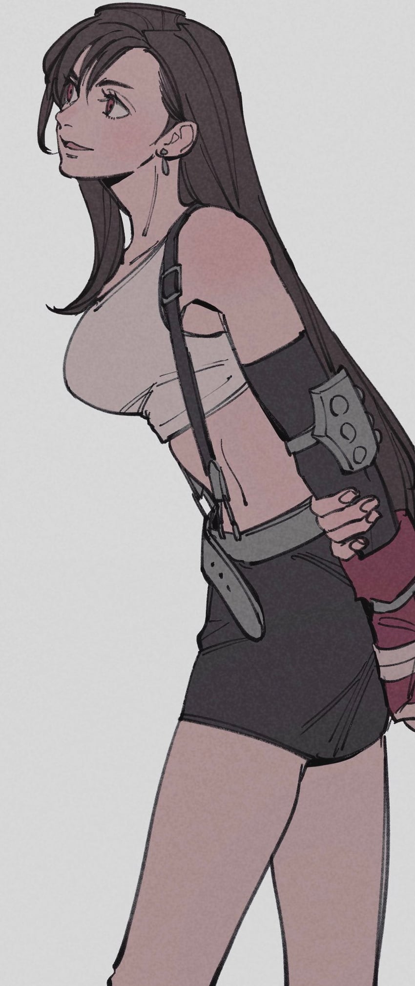 tifa lockhart (final fantasy and 1 more) drawn by oimo_(oimkimn)