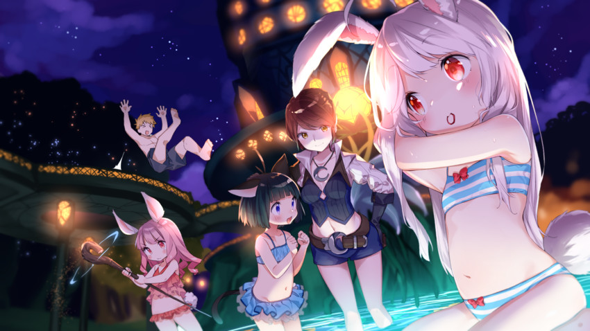 elin and high elf (tera online) drawn by tousaki_shiina