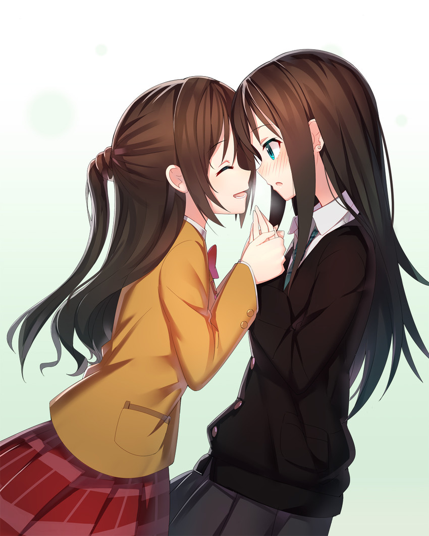 shibuya rin and shimamura uzuki (idolmaster and 1 more) drawn by ririko_(zhuoyandesailaer)