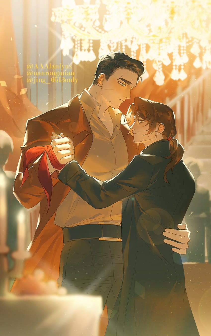 meursault and gregor (project moon and 1 more) drawn by jing84672940