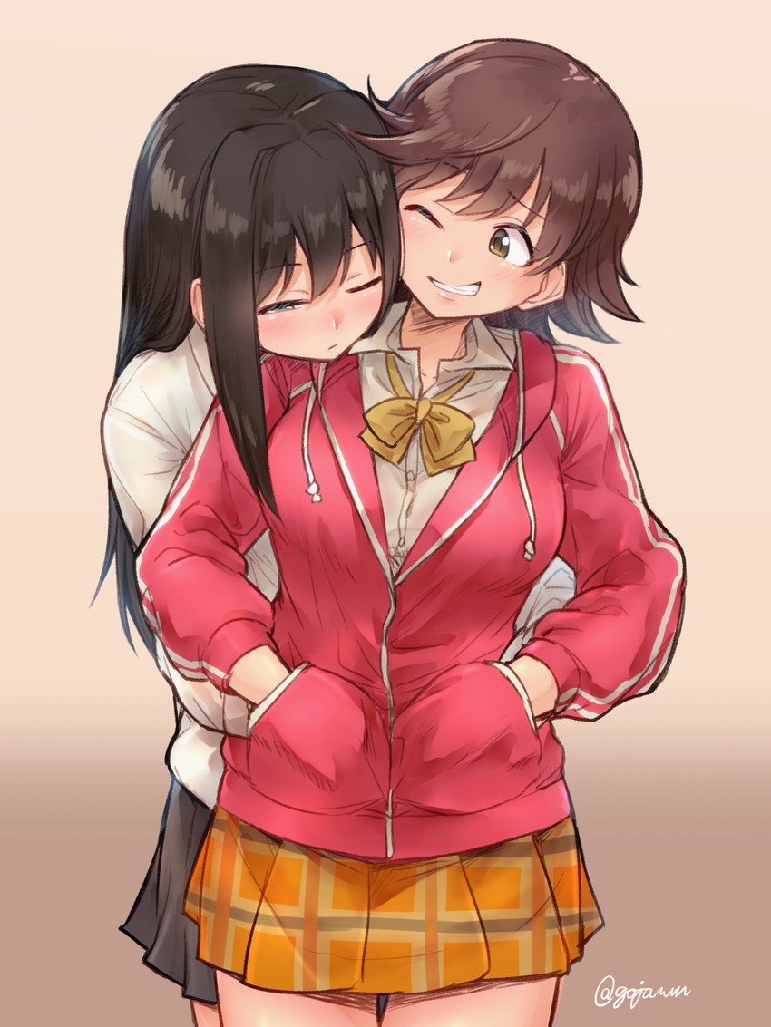 shibuya rin and honda mio (idolmaster and 1 more) drawn by gojarun