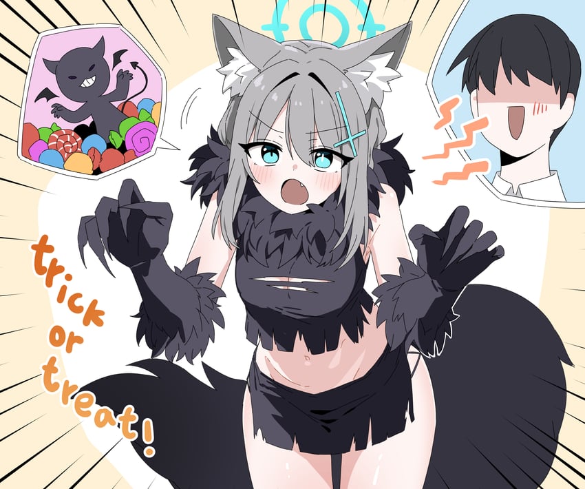 sensei, shiroko, and kazusa (blue archive) drawn by b.t._(boob_tong)