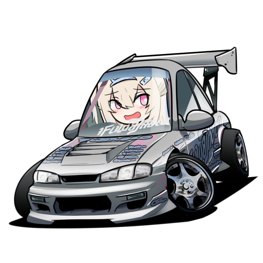 fuwawa abyssgard (hololive and 1 more) drawn by holeecrab