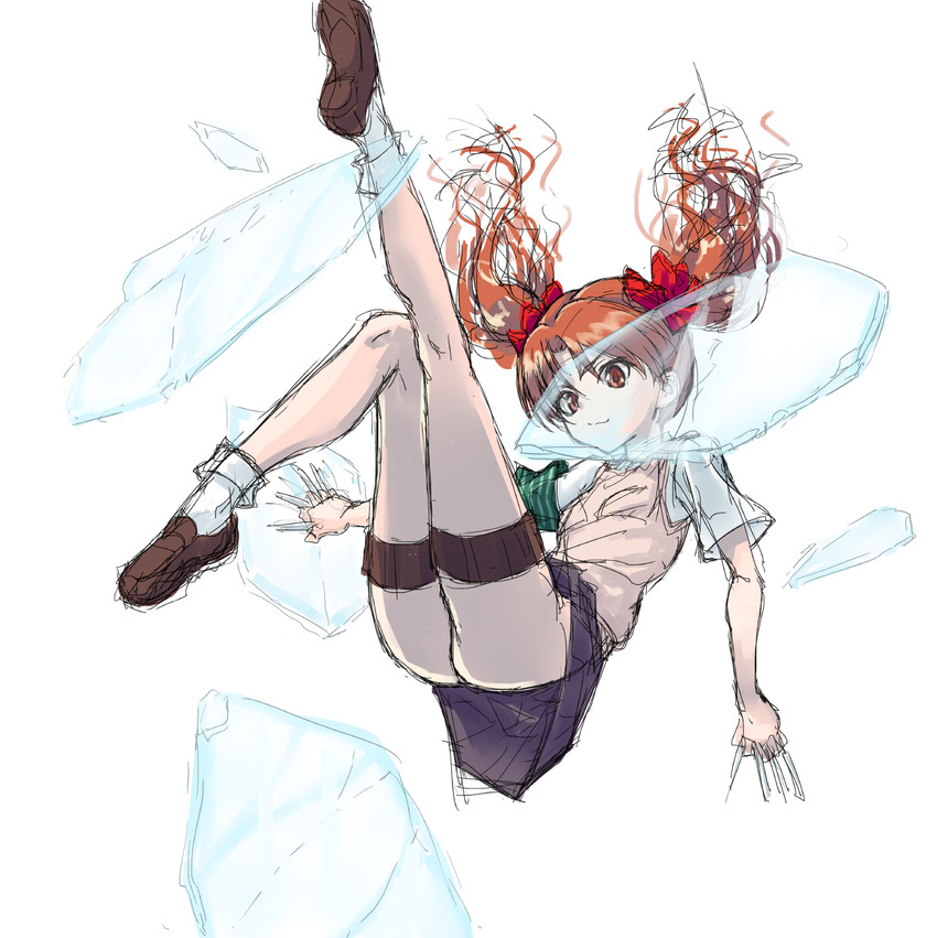 shirai kuroko (toaru majutsu no index and 1 more) drawn by gasha_dokurou