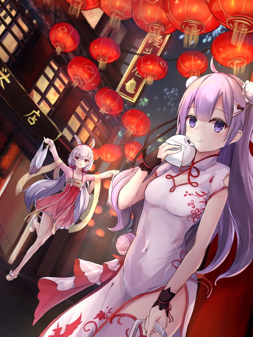 manjuu, unicorn, and laffey (azur lane) drawn by kurohikage