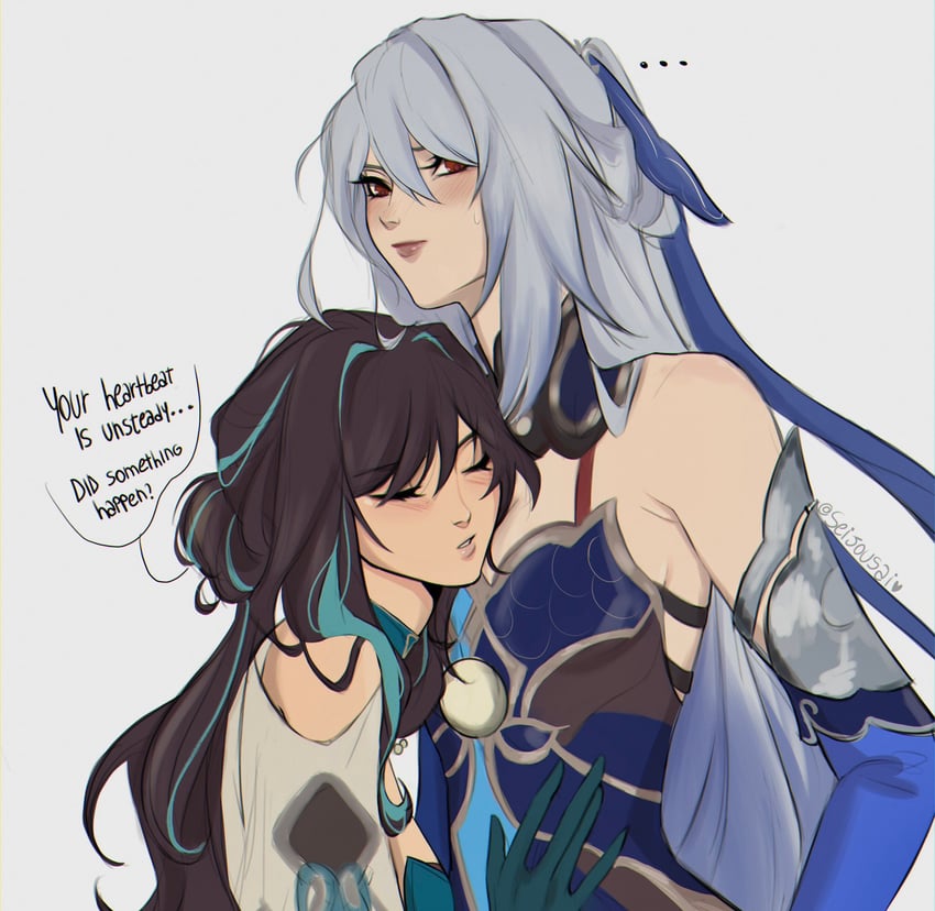 ruan mei and jingliu (honkai and 1 more) drawn by seijousai