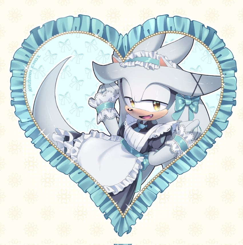 silver the hedgehog (sonic and 1 more) drawn by kazuna_endi