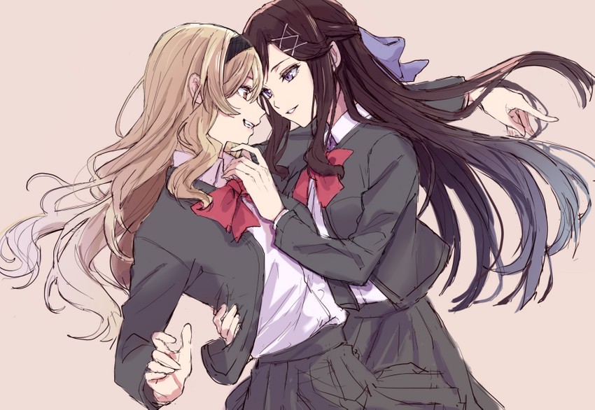 saijou claudine and tendou maya (shoujo kageki revue starlight) drawn by sen'yuu_yuuji