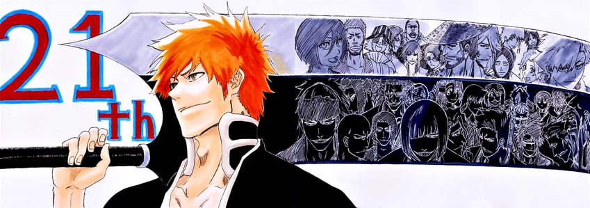 kuchiki rukia, shihouin yoruichi, kurosaki ichigo, matsumoto rangiku, sui-feng, and 29 more (bleach and 1 more) drawn by alpen_no_koyari
