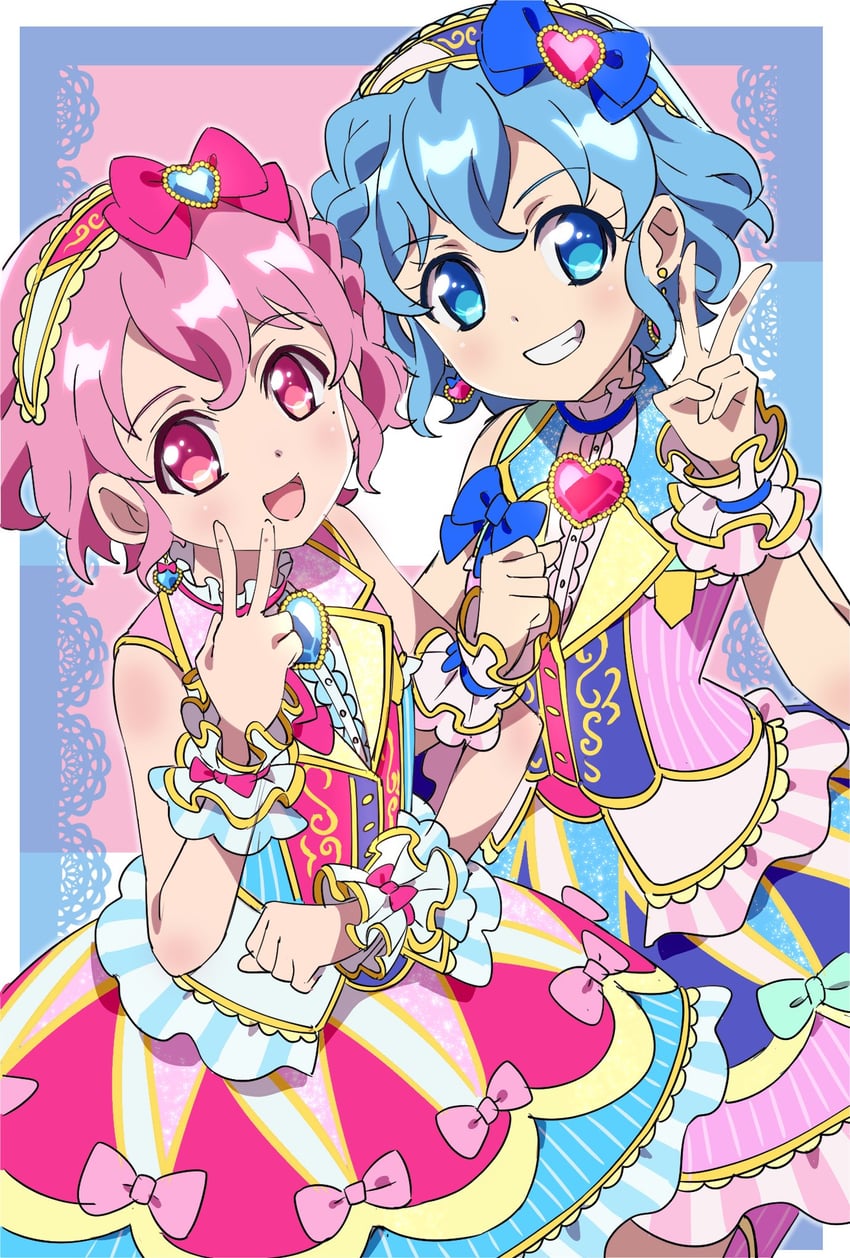 reona west and dorothy west (pretty series and 1 more) drawn by edamame_(buruburu)