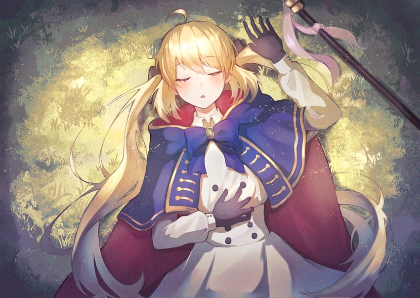 artoria pendragon and artoria caster (fate and 1 more) drawn by papukin
