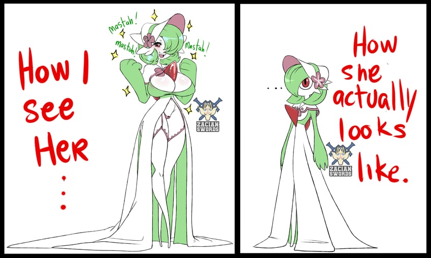 gardevoir (pokemon and 1 more) drawn by lexus_tanuki