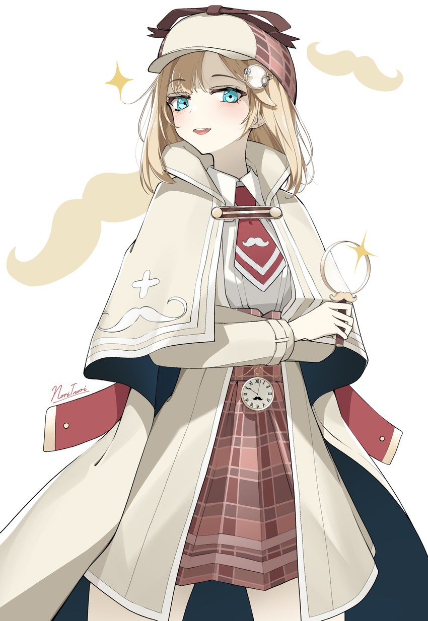 watson amelia (hololive and 1 more) drawn by inor2i