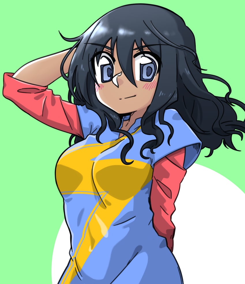 ms. marvel and kamala khan (marvel) drawn by neo_(neovariable)