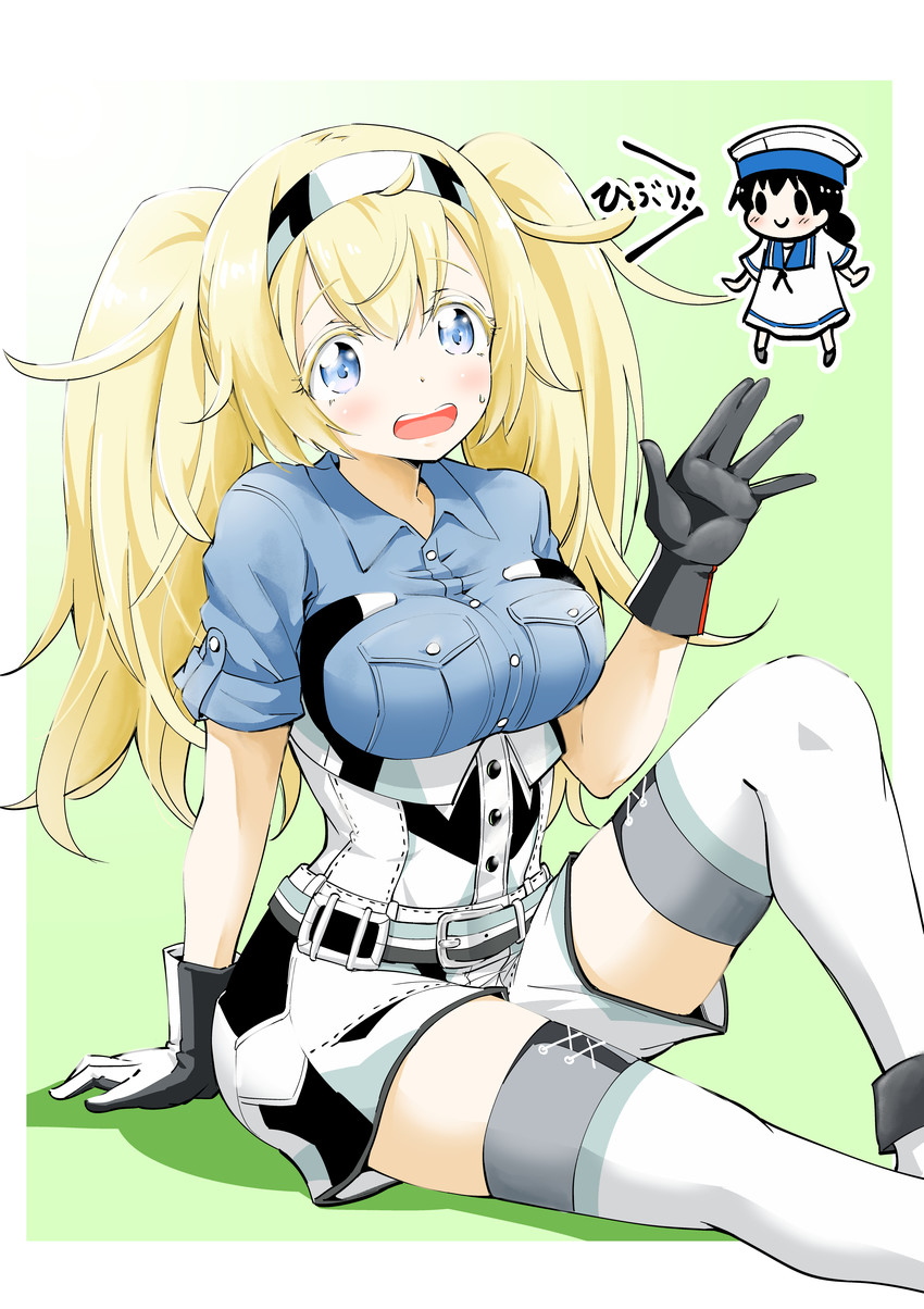 gambier bay and hiburi (kantai collection) drawn by takano_yuuya