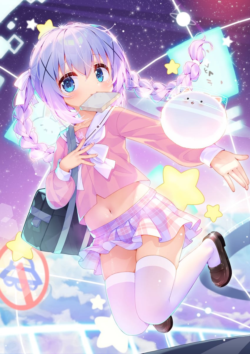 kafuu chino and tippy (gochuumon wa usagi desu ka?) drawn by taku_michi