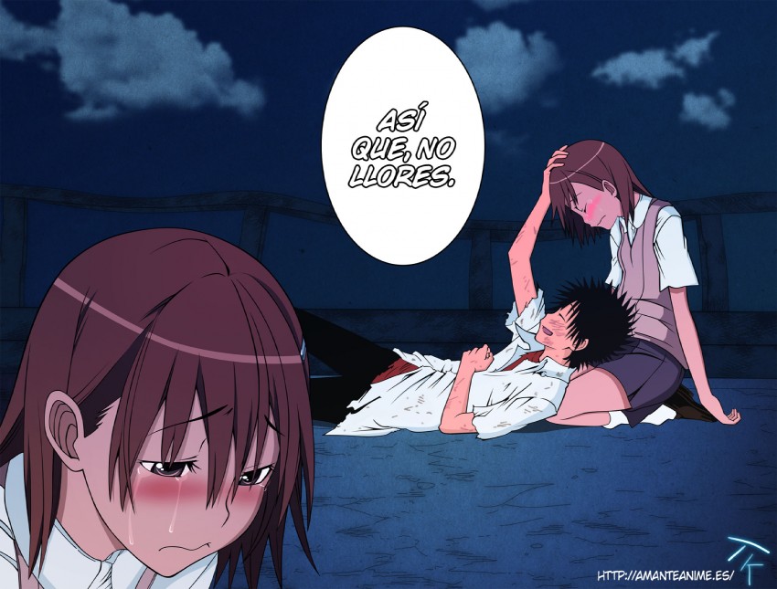 misaka mikoto and kamijou touma (toaru majutsu no index and 2 more)