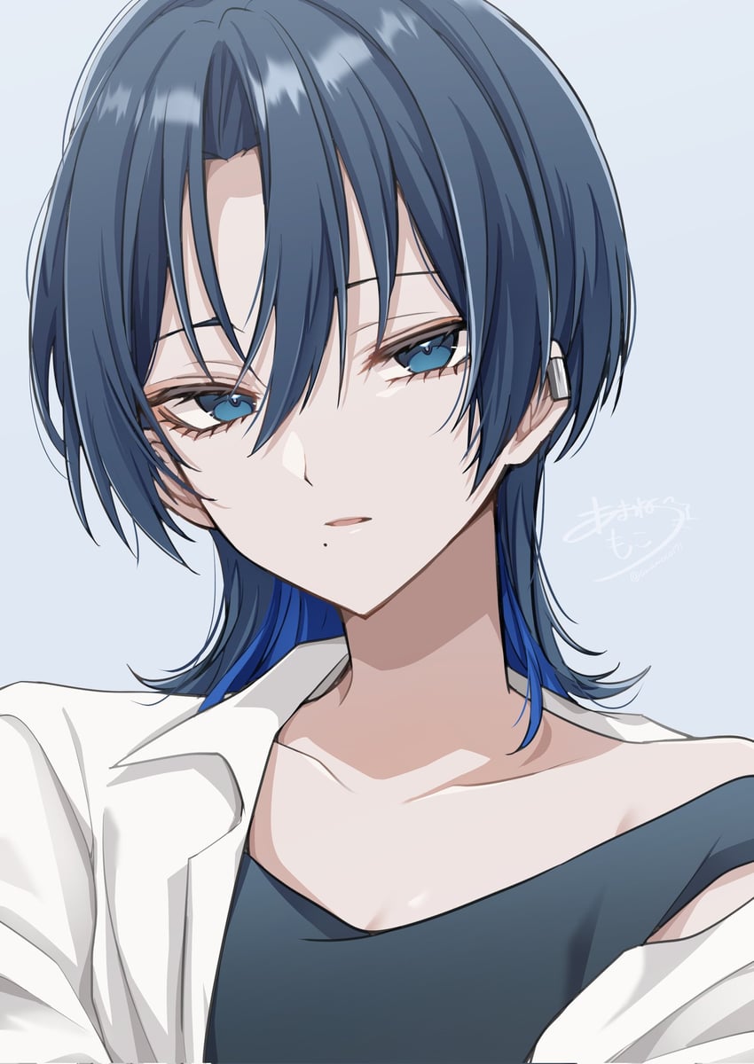 hiodoshi ao (hololive and 1 more) drawn by amamoco171