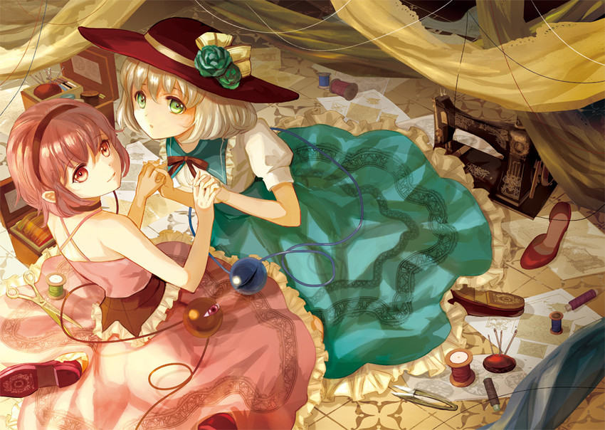komeiji koishi and komeiji satori (touhou) drawn by keiko_(mitakarawa)