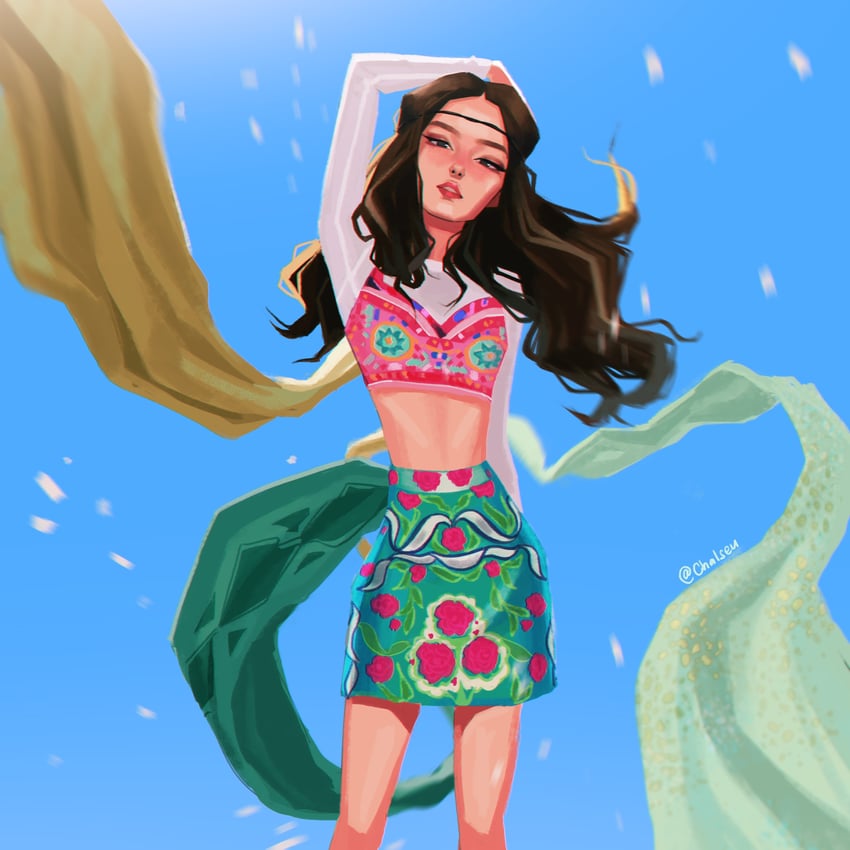 jennie (real life and 1 more) drawn by chalseu