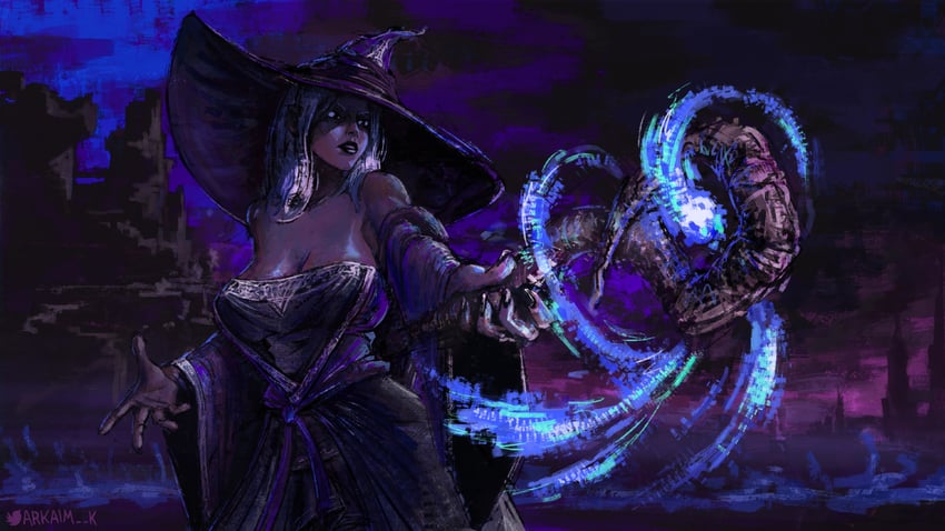 recluse (elden ring and 1 more) drawn by arkaim
