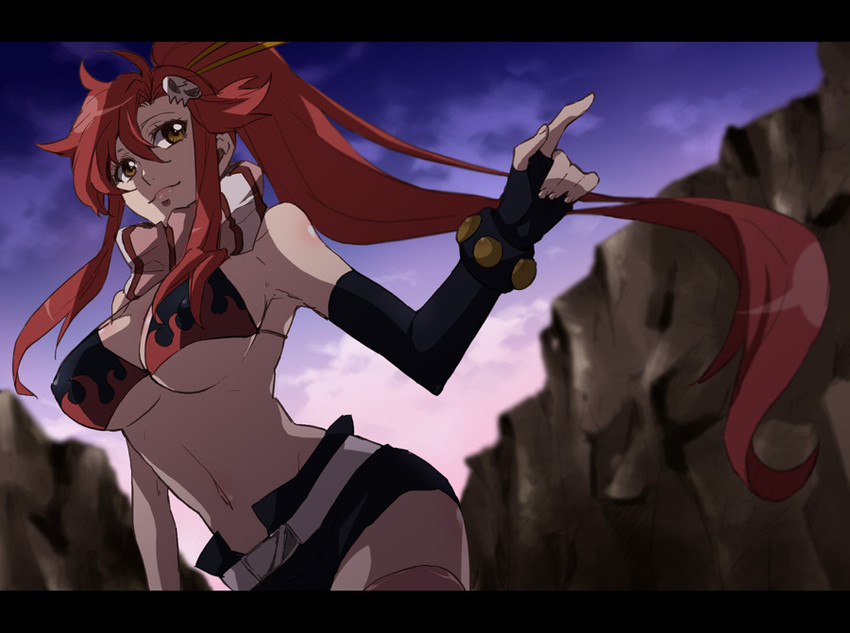 yoko littner (tengen toppa gurren lagann) drawn by shinaso_(sachi-machi)