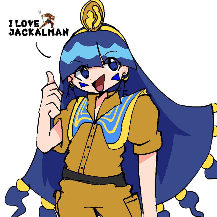 michigami nareko and jackalman (touhou and 2 more) drawn by hinaism