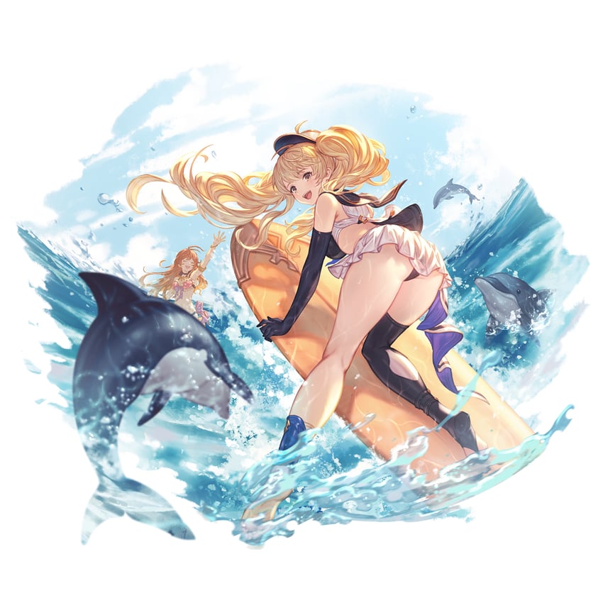 monika weisswind and lecia (granblue fantasy) drawn by minaba_hideo